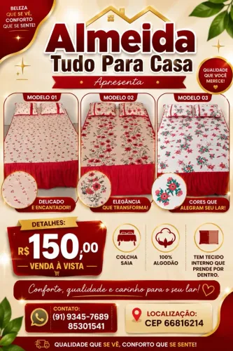 Coxas de cama tamanho casal.