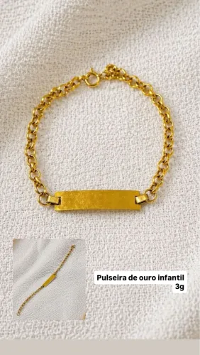 Pulseira de Ouro 3g