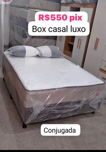 Cama box casal