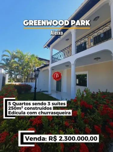 Greenwood Park | 5 Quartos (3 Suítes), 250m², Edícula | VENDA | Aleixo