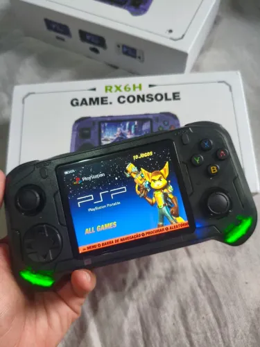 ? GAMER PORTÁTIL RX6H ? DIVERSÃO NA PALMA DA MÃO! ?