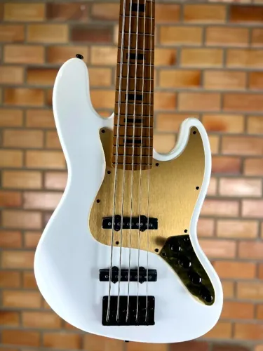 STRINBERG JBS155 JAZZ BASS SIGNATURE ANINHA DELEONES PW WHITE