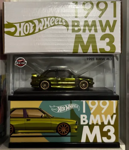 Hot Wheels RLC BMW M3 Verde 1991