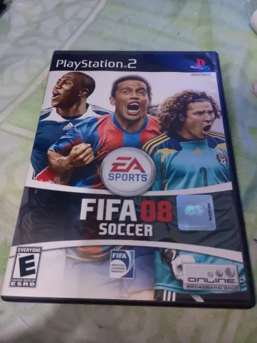 FIFA 08 Playstation 2 original americano. OBS: funcionando parcialmente 