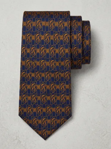 Gravata Lanvin Paris, 100% seda, Made in France