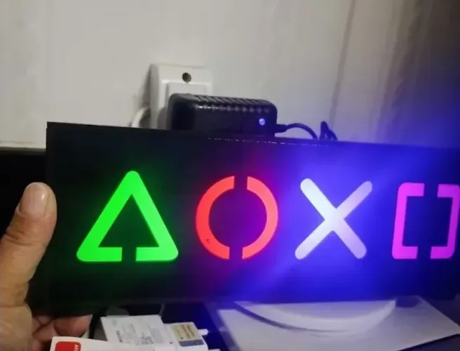 Luminária gamer Ps5