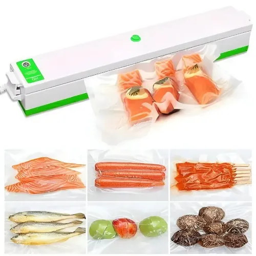 Seladora Vácuo Maquina Embalar Alimentos Doméstico Cozinha 220V