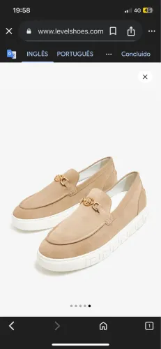 Estes são mocassins de camurça Versace Medusa '95 Greca