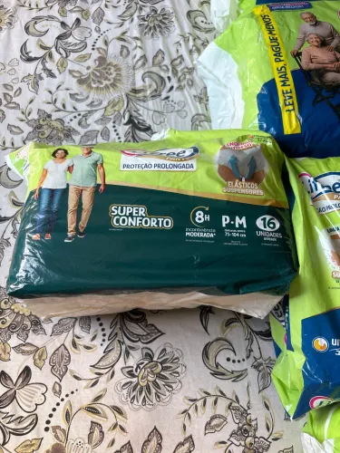 Fralda lifree extra absorção tamanho P.M