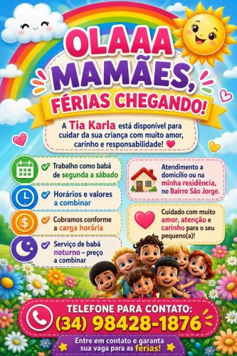 Serviço de babá: Vocês acharam a solução para seus filhos 
