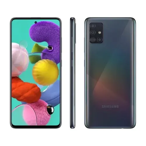 Celular Samsung Seminovo Galaxy A51 128 GB Prism Crush Black 4 GB RAM