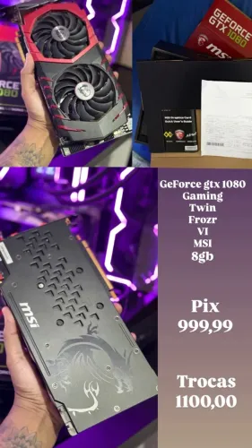 GTX 1080 Gaming X Twin Frozr VI MSI 8GB
