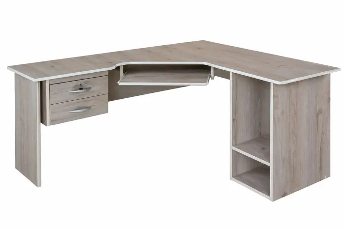 Mesa Amadeirada com nicho em L