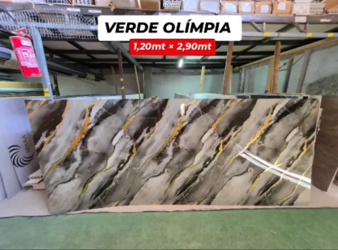Mármore Verde Olímpia Tipo Ônix 1,20m x 2,90m