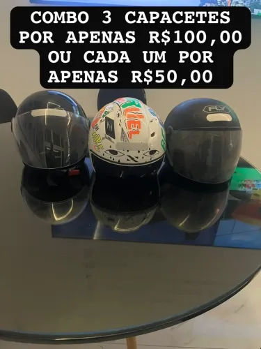 Combo 3 capacetes