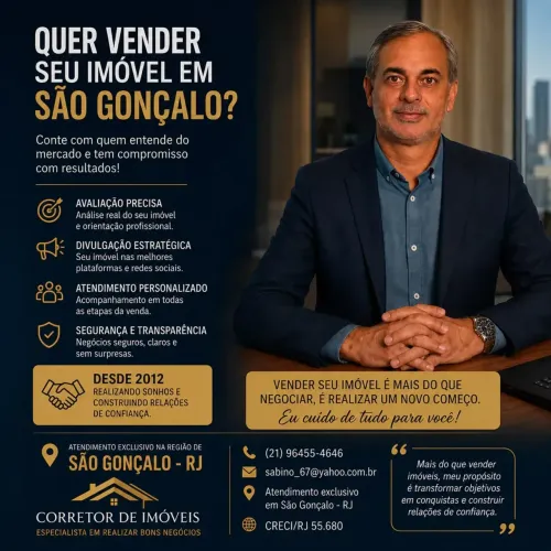 VENDA SEU IMÓVEL CONOSCO - SABINO IMÓVEIS