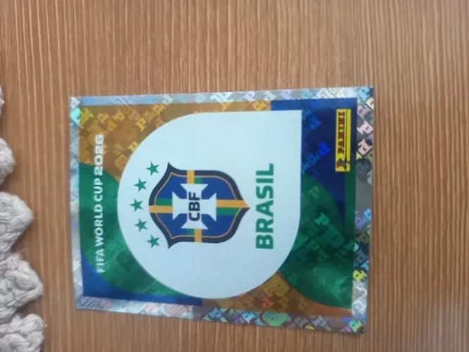 Figurinha da copa do mundo brilhante