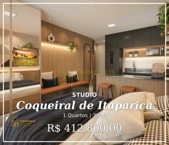 Seu novo lar: Studio em Coqueiral de Itaparica, ideal para jovens profissionais