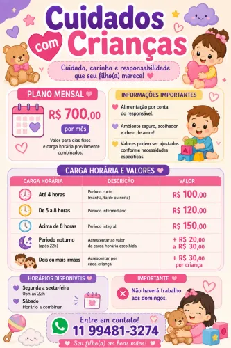 Babá disponível