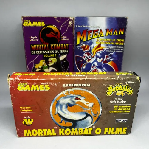 Lote 3 VHS Revista Ação Games