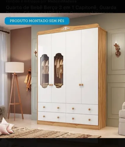Guarda roupa infantil novíssimo