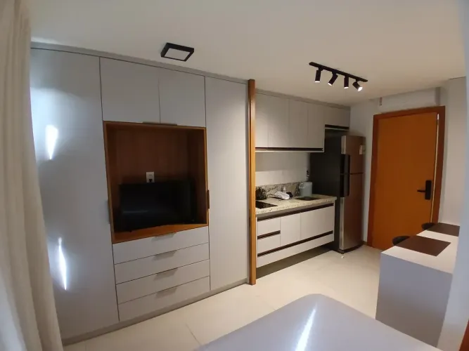 Studio mobiliado com 22,00 m² e 1 garagem | Caminho das Árvores | Salvador Bahia