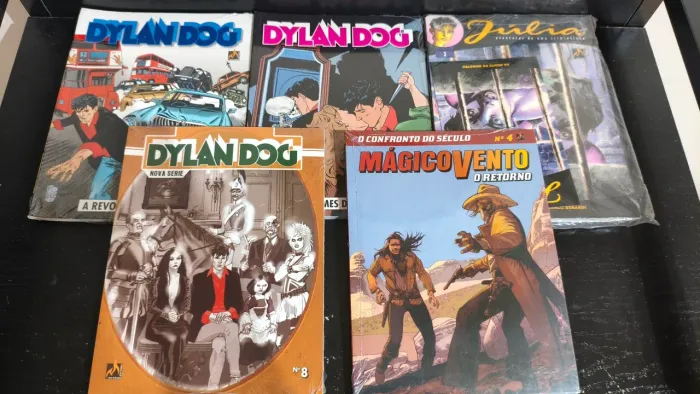 Dylan Dog, Júlia e Mágico Vento - Lote novos e lacrados 