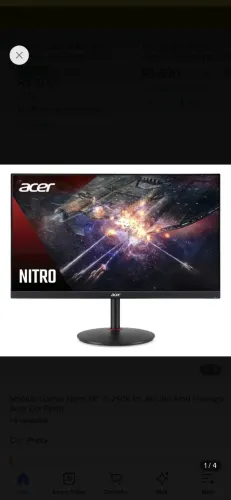 Monitor Gamer 4K Acer Nitro 28" XV280K - IPS, HDR10, FreeSync (Perfeito Estado)