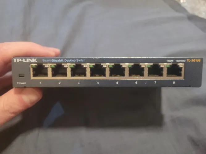 Switch TP-Link TL-SG108 Ver 2.0 8 portas gigabit