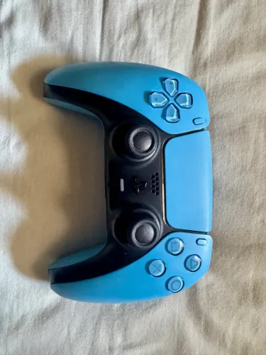 Controle PS5 DualSense Azul com os dois analógicos Hall Effect TMR (antidrift)