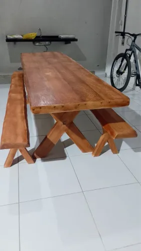 Mesa Rústica MACIÇA ENTREGA GRÁTIS