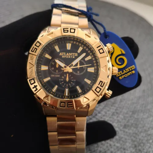 Relógio masculino novo original prova d'água luxo