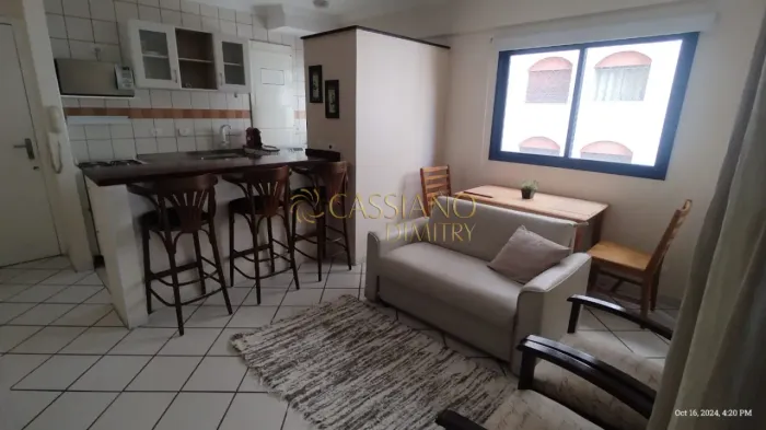 Apartamento para locação de 42m² | 01 dormitório, sendo suíte e 01 vaga de garagem | Edifí