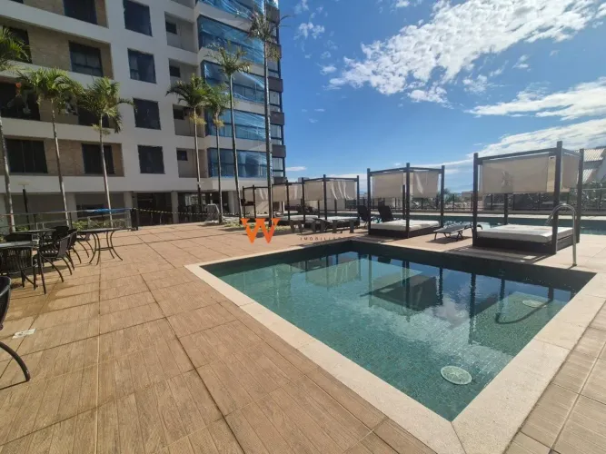 Apartamento 3 dormitórios com sacada ampla para locação em Balneário - Florianópolis/SC