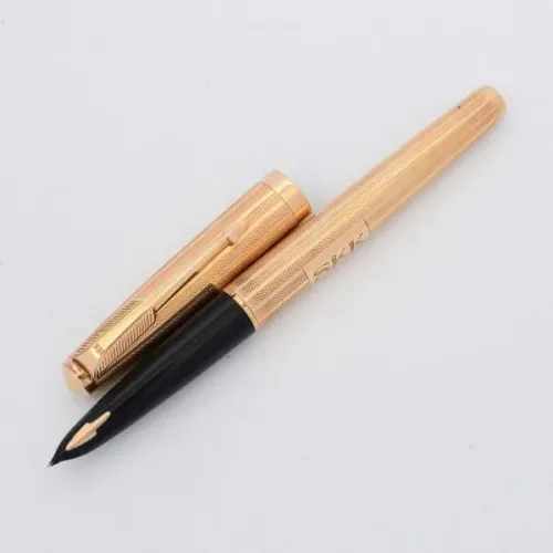 Linda Caneta Tinteiro Parker 61 em ouro maciço 18K com estojo original