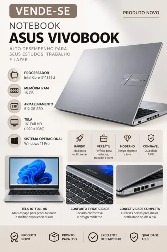 Notebook Asus i7