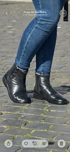 Botas Feminina em Couro Legítimo 37 confortável e Macia