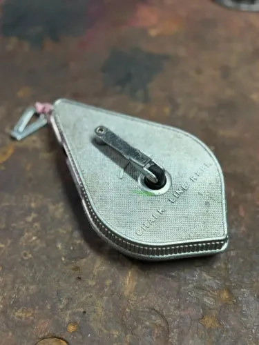 Carretel de marcação antigo- Chalk line Reel