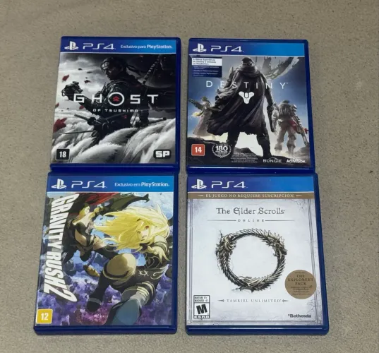 Jogos de PS4 Valores na descrição