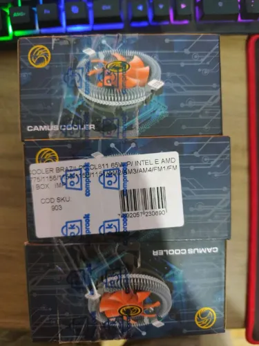 Cooler Para Processador Intel E Amd Universal Alta Refrigeração GPU