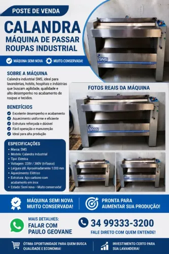 Máquinas para lavanderia insuportável