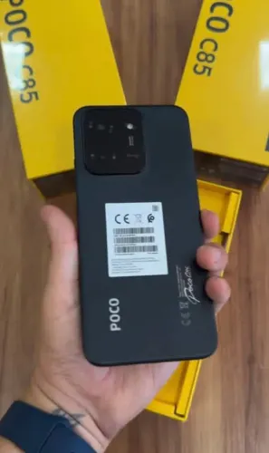 Celular Reposição -ultimas peças - Poco C85 Lacrado Preto 256/8