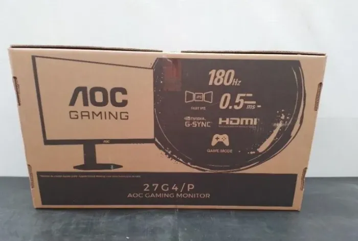  MONITOR GAMER AOC 27 POL AGON IPS 2K FHD 0,5ms 180HZ GSYNC LACRADO + GARANTIA!