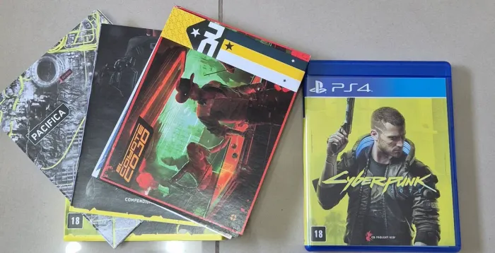 Jogo PS4 Cyberpunk Edição Especial com encartes Original