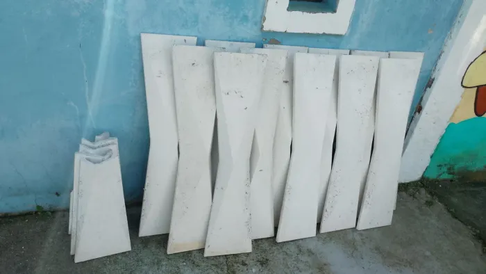 Placas de revestimento de parede gesso