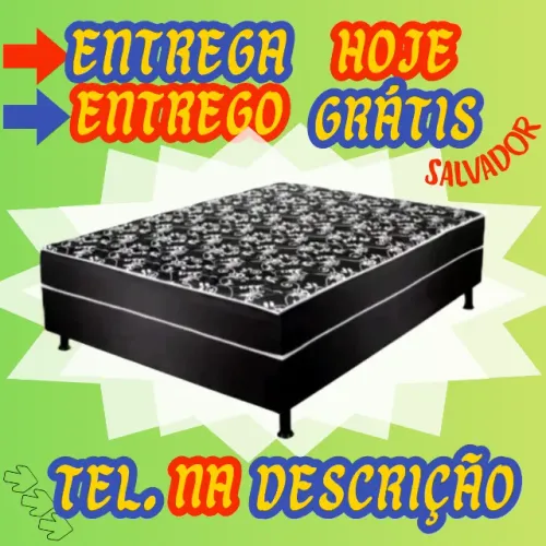 Cama Box Casal / Temos Diversas Opções / Aproveite a entrega grátis em Salvador