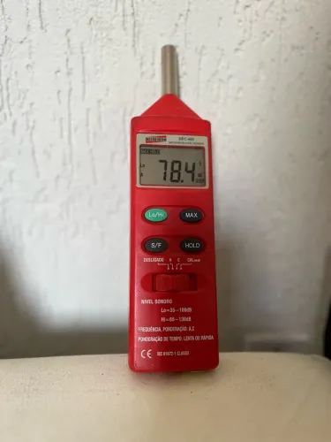 Decibelímetro / Medidor de Nível Sonoro Digital - Instrutherm DEC-460