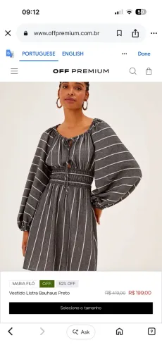 Vestido Maria Filó