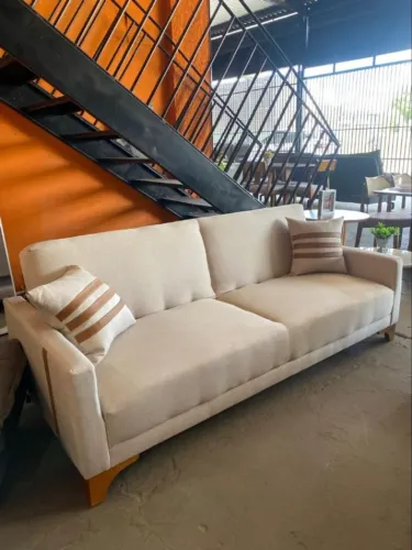 Sofá Cama Living 2,09m Linho Nov entregamos