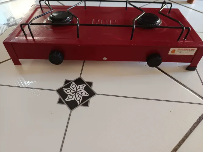 Fogareiro a gás duas bocas